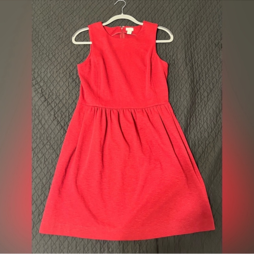 J.Crew red dress - Picture 1 of 3